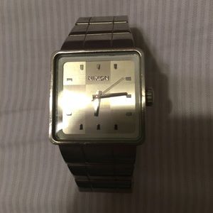 Silver Nixon watch